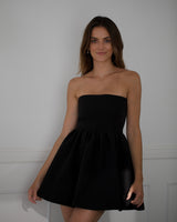 The Peplum Dress Midnight