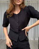 Blazer Blouse Black